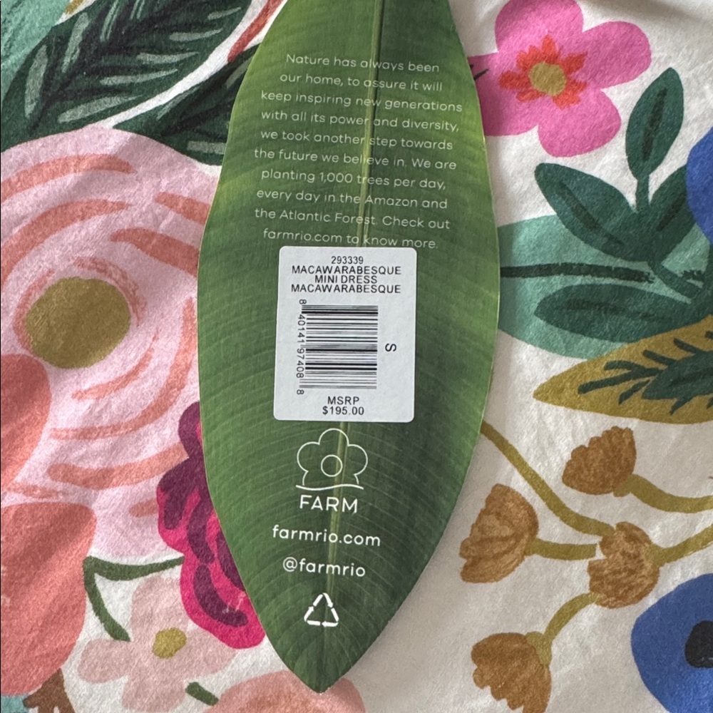 Farm Rio Macaw Arabesque Mini Dress - Picture 2 of 11
